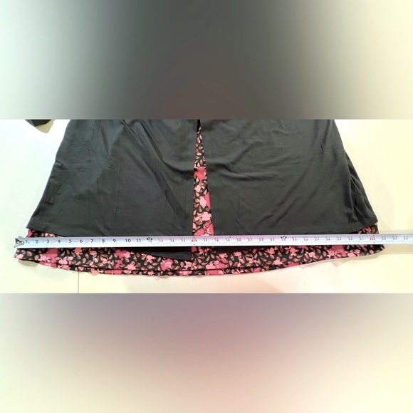 Avenue Ally Border Tunic, VERY SOFT! Color Rose Treasure Border, Size 22/24, NWT - Picture 5 of 11